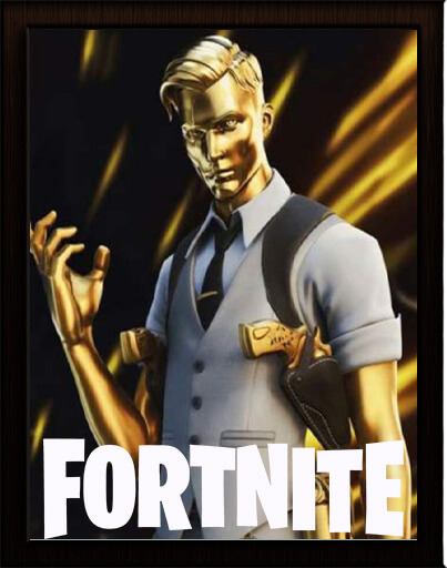 بوستر 3D لفورتنايت ميداس ورايفن  للبيع في مصر من خلال Games2Egypt