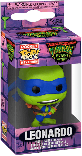 Pocket Funko Pop Keychain! Teenage Ninja Turtles -Leonardo (Mutant Mayhem) – image 2