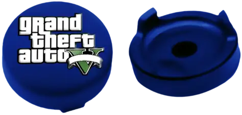 GTA V: Grand Theft Auto 5 Analog Freek and Grips for PS5 and PS4- Blue (83677)