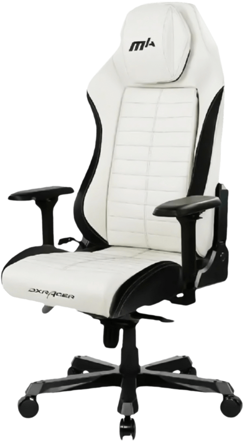 DXRacer Master Series Gaming Chair - White and Black – image 2