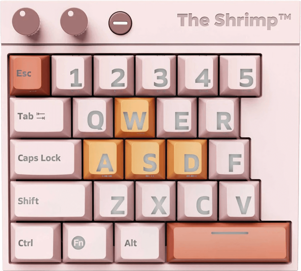 The Shrimp Model 1 Mini Gaming Keyboard - Pinkey – image 2