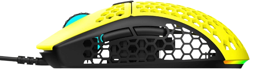 GamerTek GM16 Ultralight Precision Gaming Mouse - Yellow  for sale in Egypt from Games2Egypt