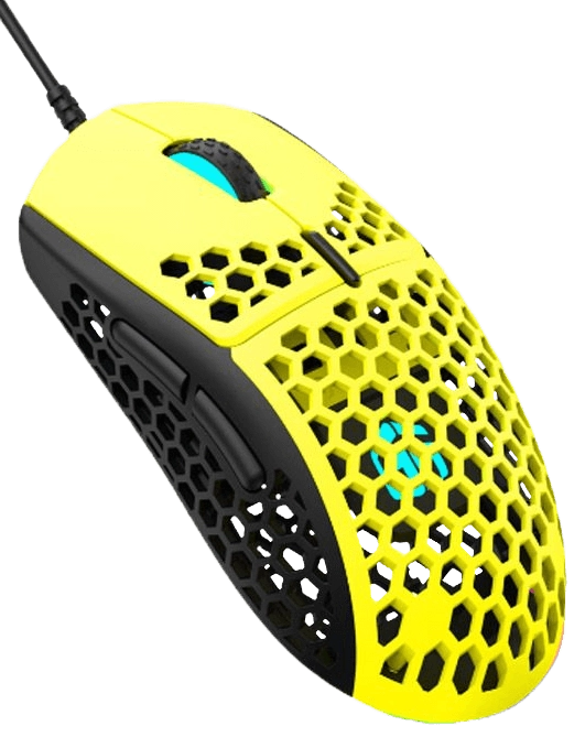 GamerTek GM16 Ultralight Precision Gaming Mouse - Yellow  for sale in Egypt from Games2Egypt