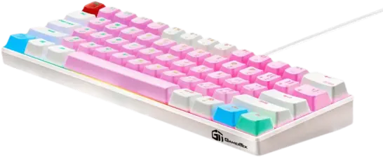 GamerTek GK60 Mini Pro Gaming Keyboard - Cotton Candy Pink  for sale in Egypt from Games2Egypt
