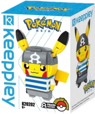 Keeppley Pokemon Pikachu (Team Aqua) Action Figure