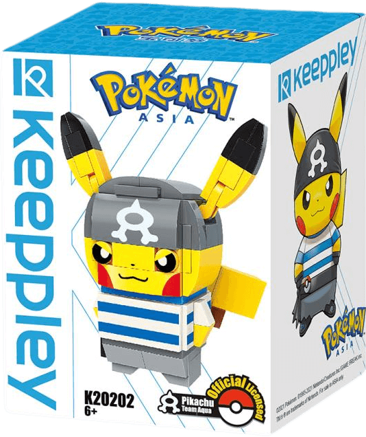 Keeppley Pokemon Pikachu (Team Aqua) Action Figure – image 2
