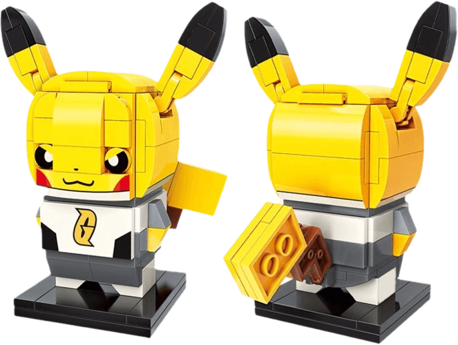 Keeppley Pokemon Pikachu Team Galactic Action Figure with best