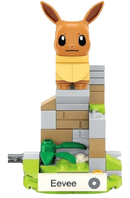 Keeppley Pokemon Mini Evee Action Figure - 63 Pieces
