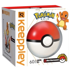 Keeppley Pokemon Mini Charmander Action Figure - 60 Pieces