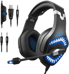 Onikuma K1B Pro Gaming Headset - Blue and Black -  for sale in Egypt from Games2Egypt