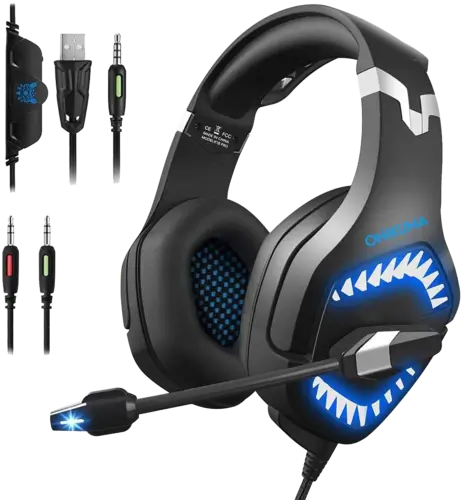 Onikuma K1B Pro Gaming Headset - Blue and Black