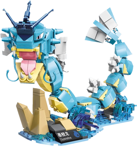 Keeppley Pokemon Gyarados Action Figure - 481 Pieces