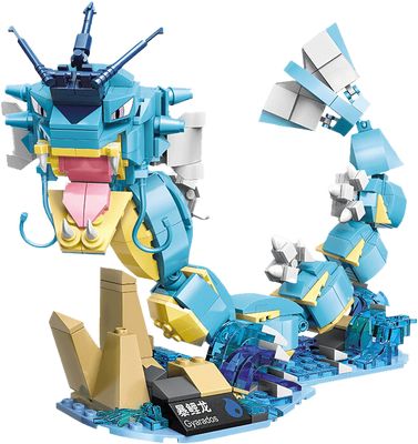 Keeppley Pokemon Gyarados Action Figure - 481 Pieces