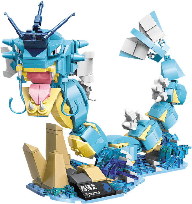 Keeppley Pokemon Gyarados Action Figure - 481 Pieces