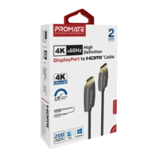 بروميت ProLink-DP-200 كابل منفذ DisplayPort إلى شاشة HDTV، UHD 4K  للبيع في مصر من خلال Games2Egypt