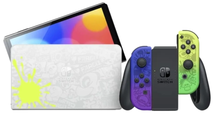 Nintendo Switch OLED Console Splatoon Edition - Used (84183)