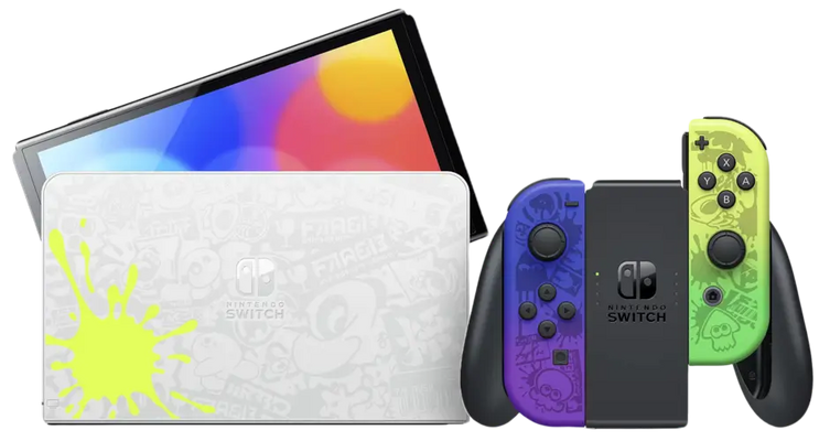 Nintendo Switch OLED Console Splatoon Edition - Used