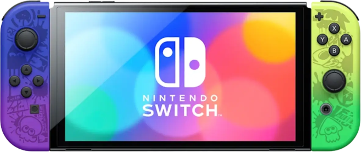 Nintendo Switch OLED Console Splatoon Edition - Used – image 2