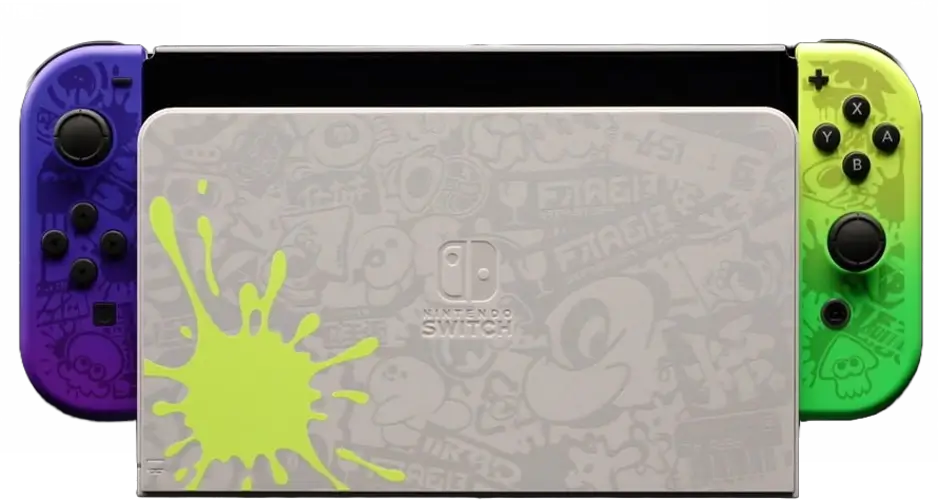 Nintendo Switch OLED Console Splatoon Edition - Used – image 4
