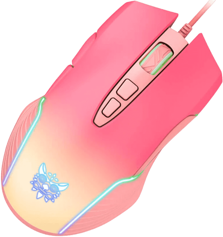 Onikuma CW905 RGB Gaming Mouse - Pink – image 3