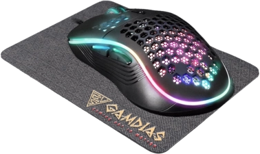 GAMDIAS Zeus M4 RGB Wired Gaming Mouse + Mouse Pad -  for sale in Egypt from Games2Egypt