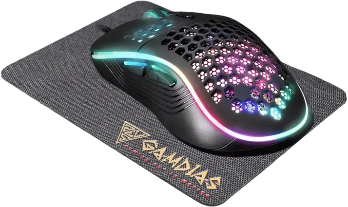 GAMDIAS Zeus M4 RGB Wired Gaming Mouse + Mouse Pad