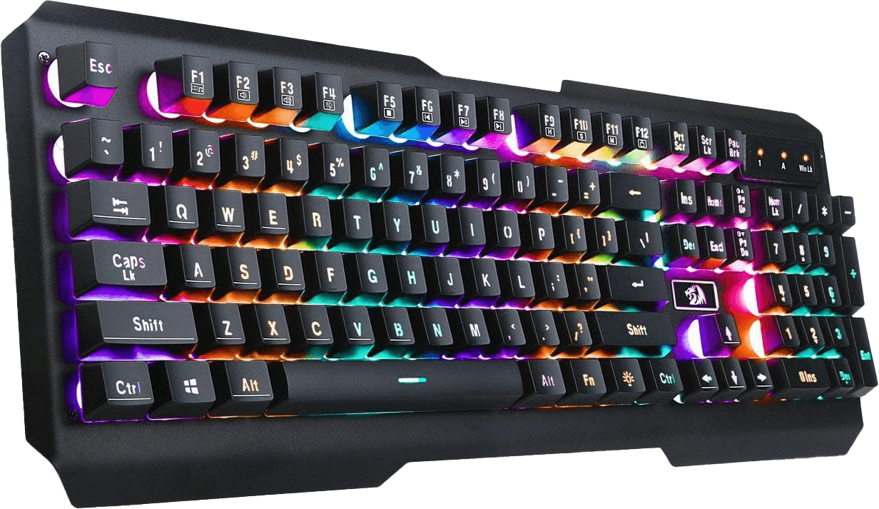 Redragon K506 Centaur Rainbow Backlit Wired Gaming Keyboard - Black – image 2
