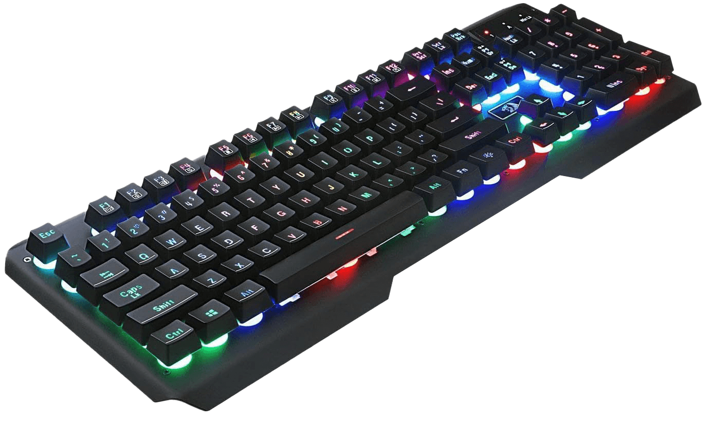 Redragon K506 Centaur Rainbow Backlit Wired Gaming Keyboard - Black – image 3
