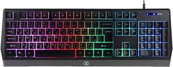 TechnoZone E 5 Wired Gaming Membrane Keyboard -  for sale in Egypt from Games2Egypt