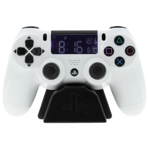 Paladone PS4 Controller Alarm Clock - White