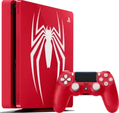 PlayStation 4 Console Slim 1TB - Limited Edition Marvel's Spider Man - Used