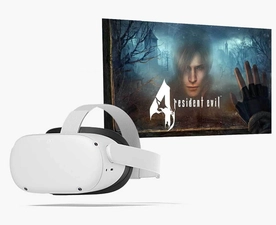 Oculus Quest 2 Console Bundle with Resident Evil 4 - 128GB 