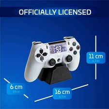 Paladone PS4 Controller Alarm Clock - White