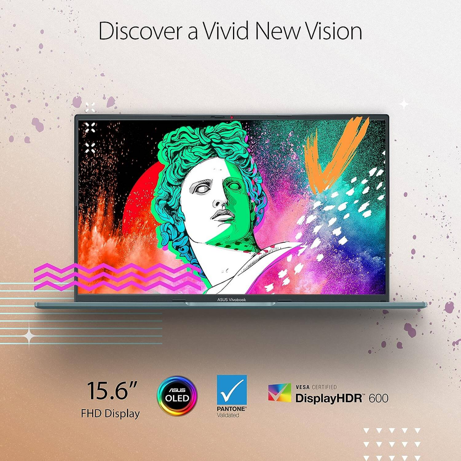 لابتوب فيفو بوك 15X أوليد من آسوس - 15.6 بوصة (X1503ZA-OLED005W) – صورة 8