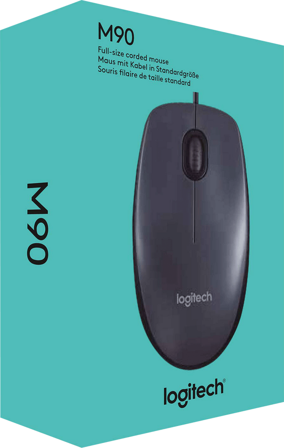 Logitech M90 Wired Gaming Mouse - Black – image 4
