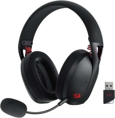 Redragon H848 IRE Pro Tri-Mode Wireless Gaming Headset - Black