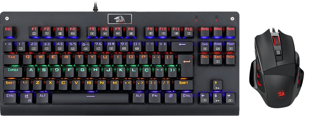 Redragon K568R-BA Wired Gaming Keyboard and Mouse Bundle
