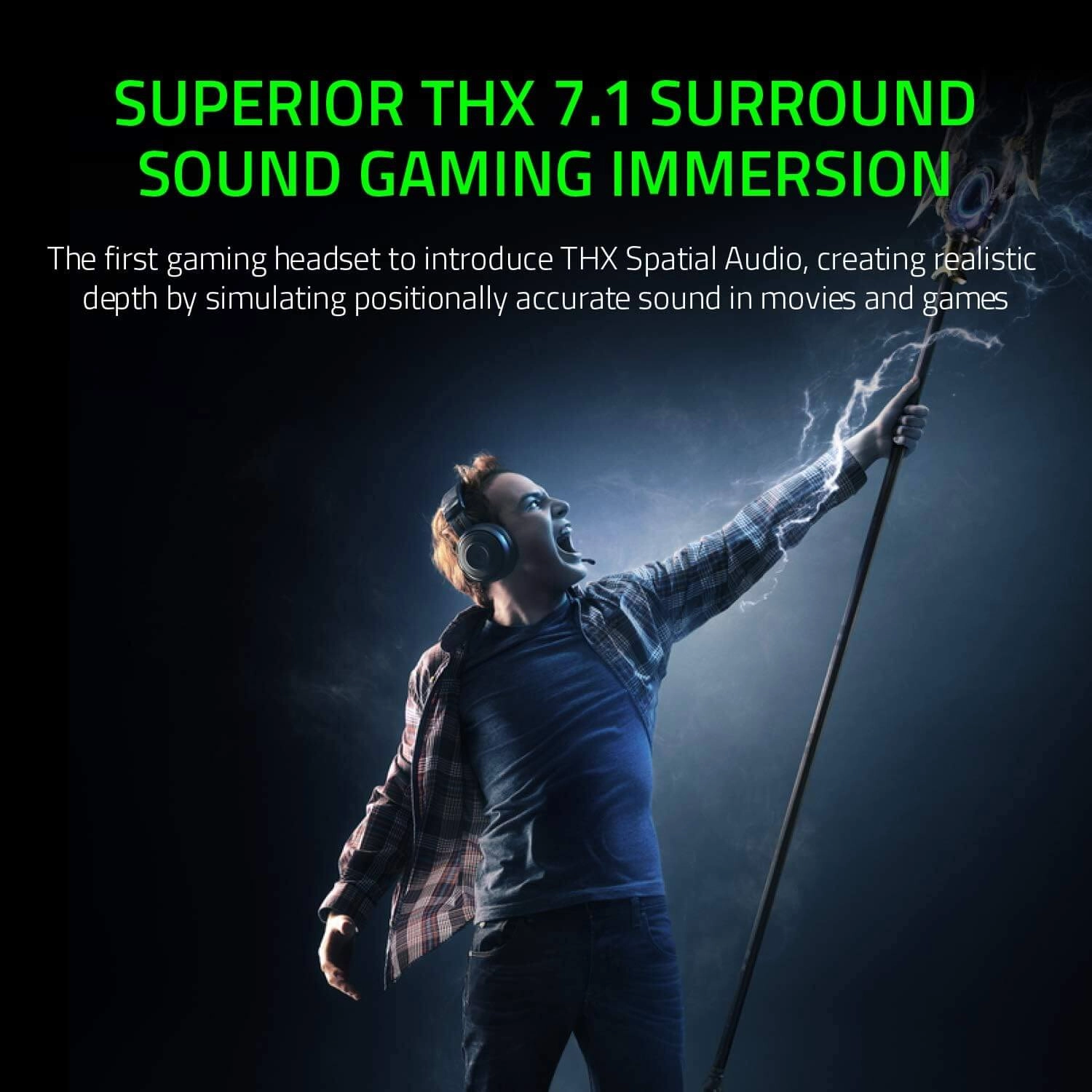 Razer Kraken Tournament Edition Wired Gaming Headset - Black - Open Sealed   for sale in Egypt from Games2Egypt