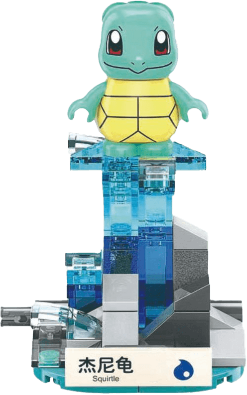 Keeppley Pokemon Mini Squirtle Action Figure - 61 Pieces