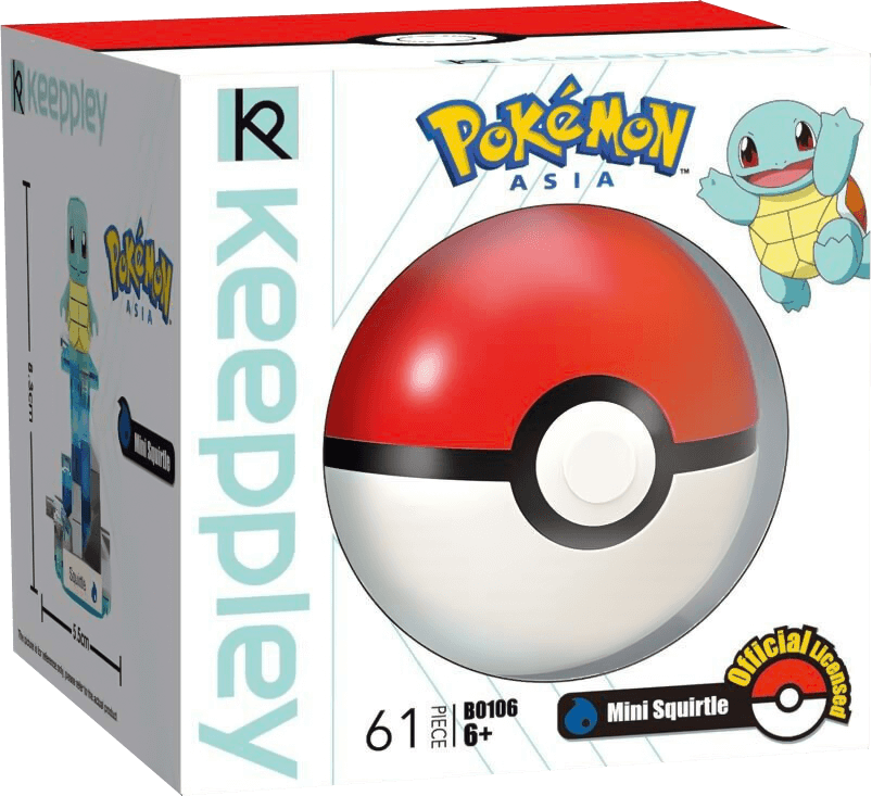 Keeppley Pokemon Mini Squirtle Action Figure - 61 Pieces – image 2