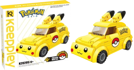 Keeppley Pokemon Pikachu Mini Car Building Toy