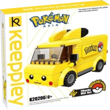 Keeppley Pokemon Pikachu Mini Bus Building Toy