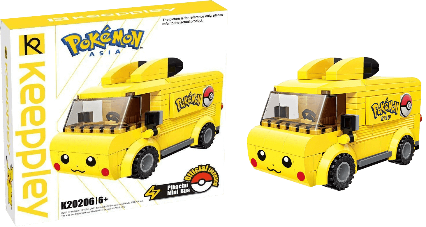 Keeppley Pokemon Pikachu Mini Bus Building Toy – image 4