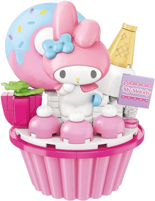 Keeppley Sanrio My Melody Cupcake Building Toy Action Figure