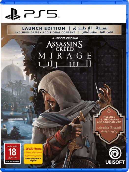 أساسينز كريد ميراج نسخة الأطلاق العربية - بلايستيشن 5  للبيع في مصر من خلال Games2Egypt