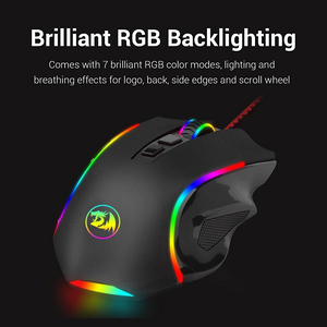 ماوس جيمنج ريدراجون M602-KS جريفين سلكي بإضاءة RGB - أسود  للبيع في مصر من خلال Games2Egypt