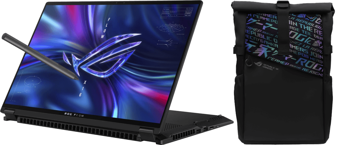 لاب توب روج فلو X16 من آسوس - 16 بوصة (GV601RM-BLK17W)  للبيع في مصر من خلال Games2Egypt