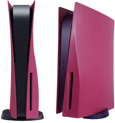 Replacement Plate Cover for PS5 Console - Cosmic Red