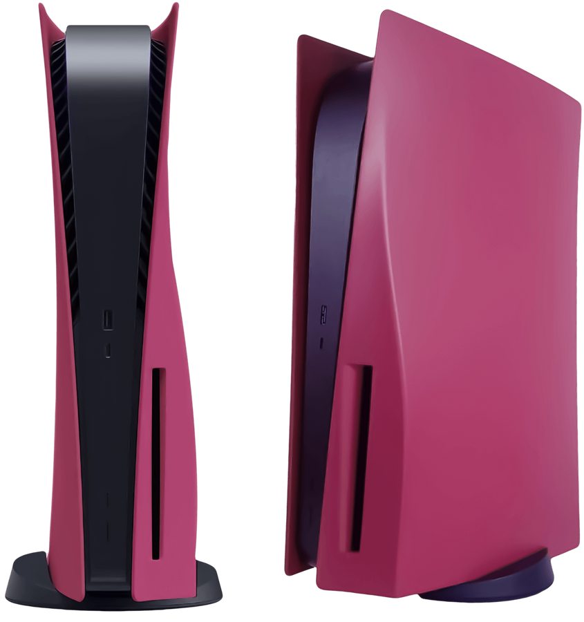 Replacement Plate Cover for PS5 Console - Cosmic Red