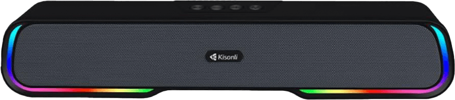 Kisonli LED-913 Bluetooth Karaoke Soundbar Speaker - Grey